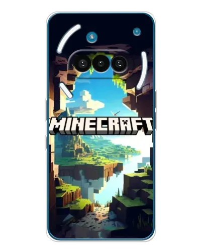 Чехол для Nothing Phone (3a) с картинкой «Пещера Майнкрафт» Чехол для Nothing Phone (3a) с картинкой «Пещера Майнкрафт»