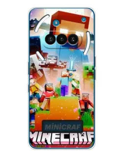 Чехол для Nothing Phone (3a) с картинкой «Minecraft герои игры» Чехол для Nothing Phone (3a) с картинкой «Minecraft герои игры»