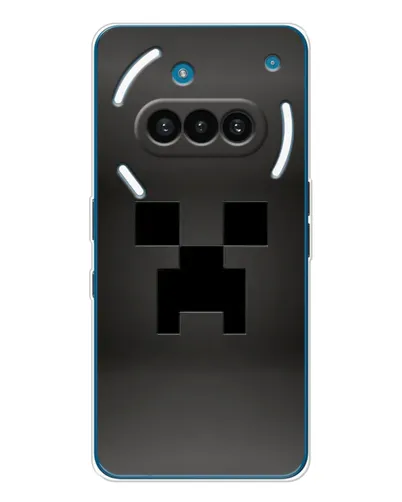 Чехол для Nothing Phone (3a) с картинкой «Черный крипер градиент» Чехол для Nothing Phone (3a) с картинкой «Черный крипер градиент»