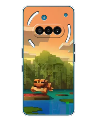 Чехол для Nothing Phone (3a) с картинкой «Майнкрафт закат солнца» Чехол для Nothing Phone (3a) с картинкой «Майнкрафт закат солнца»