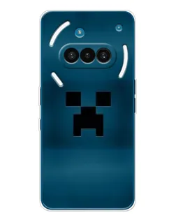 Чехол для Nothing Phone (3a) с картинкой «Крипер текстура»