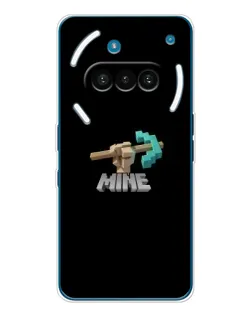 Чехол для Nothing Phone (3a) с картинкой «Алмазная кирка»