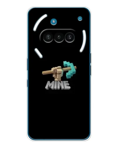 Чехол для Nothing Phone (3a) с картинкой «Алмазная кирка» Чехол для Nothing Phone (3a) с картинкой «Алмазная кирка»