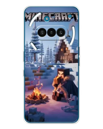 Чехол для Nothing Phone (3a) с картинкой «Зимний Minecraft» Чехол для Nothing Phone (3a) с картинкой «Зимний Minecraft»