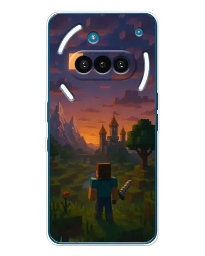 Чехол для Nothing Phone (3a) с картинкой «Стив у башни» Чехол для Nothing Phone (3a) с картинкой «Стив у башни»