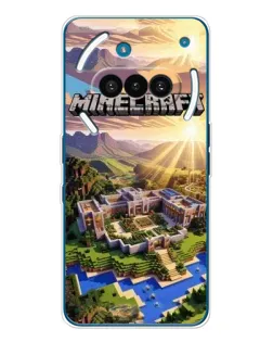 Чехол для Nothing Phone (3a) с картинкой «Minecraft панорама»
