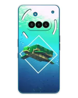 Чохол для Nothing Phone (3a) з картинкою «Черепаха Minecraft» Чохол для Nothing Phone (3a) з картинкою «Черепаха Minecraft»