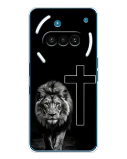 Чохол для Nothing Phone (3a) з картинкою «Лев та Хрест» Чохол для Nothing Phone (3a) з картинкою «Лев та Хрест»