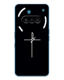 Чехол для Nothing Phone (3a) с картинкой «Тонкий крест»