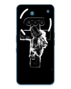 Чехол для Nothing Phone (3a) с картинкой «Сияющий крест Jesus»