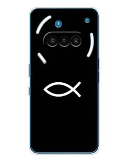 Чехол для Nothing Phone (3a) с картинкой «Символ рыбы Jesus»