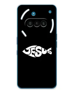 Чехол для Nothing Phone (3a) с картинкой «Рыба Jesus»