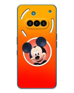 Чехол для Nothing Phone (3a) с картинкой «Mickey в круге»