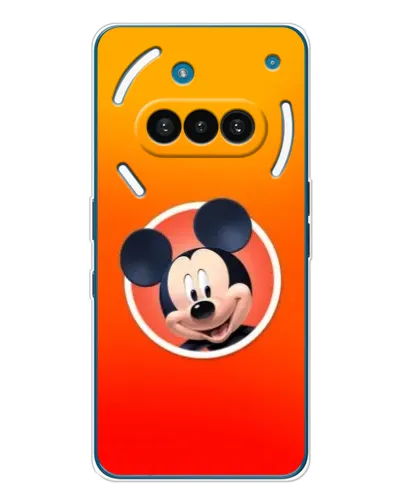 Чехол для Nothing Phone (3a) с картинкой «Mickey в круге» Чехол для Nothing Phone (3a) с картинкой «Mickey в круге»