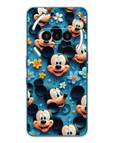 Чехол для Nothing Phone (3a) с картинкой «Паттерн Микки и Минни» Чехол для Nothing Phone (3a) с картинкой «Паттерн Микки и Минни»