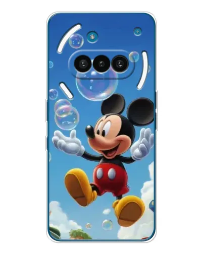 Чехол для Nothing Phone (3a) с картинкой «Mickey и мыльные пузыри» Чехол для Nothing Phone (3a) с картинкой «Mickey и мыльные пузыри»