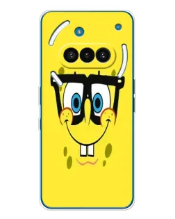 Чехол для Nothing Phone (3a) с картинкой «Минималистичный Спанч Боб»