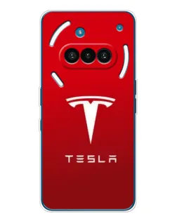 Чехол для Nothing Phone (3a) с картинкой «Tesla Red Classic»