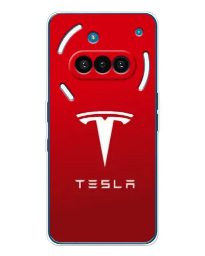 Чехол для Nothing Phone (3a) с картинкой «Tesla Red Classic»
