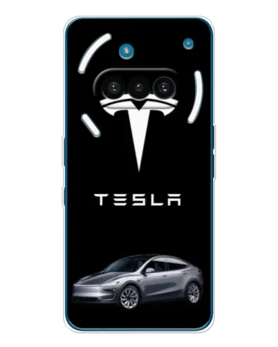 Чехол для Nothing Phone (3a) с картинкой «Tesla Model Y»