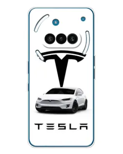 Чохол для Nothing Phone (3a) з картинкою «Tesla White Style»