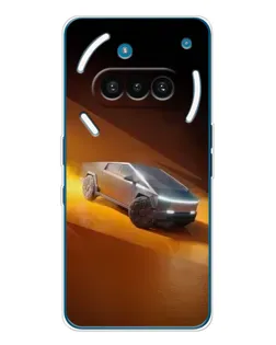 Чохол для Nothing Phone (3a) з картинкою «Cybertruck у пустелі»