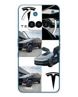 Чохол для Nothing Phone (3a) з картинкою «Колаж Cybertruck Tesla»