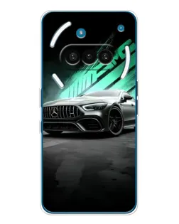 Чехол для Nothing Phone (3a) с картинкой «Темный Mercedes AMG»