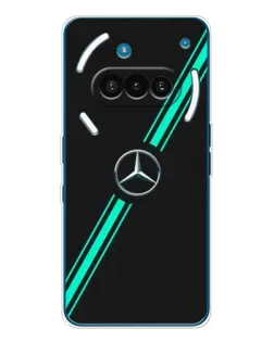 Чехол для Nothing Phone (3a) с картинкой «Спортивные линии Mercedes» Чехол для Nothing Phone (3a) с картинкой «Спортивные линии Mercedes»