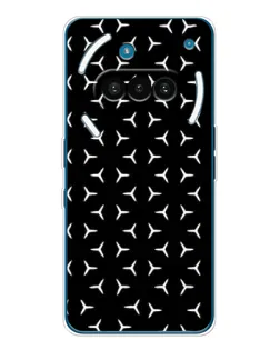 Чехол для Nothing Phone (3a) с картинкой «Mercedes паттерн звезд» Чехол для Nothing Phone (3a) с картинкой «Mercedes паттерн звезд»