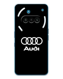 Чехол для Nothing Phone (3a) с картинкой «Классическое лого Audi»