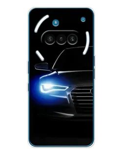 Чехол для Nothing Phone (3a) с картинкой «Неоновый взгляд Audi» Чехол для Nothing Phone (3a) с картинкой «Неоновый взгляд Audi»