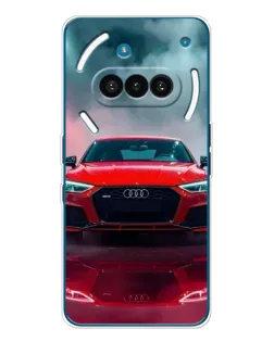 Чехол для Nothing Phone (3a) с картинкой «Audi RS — красный стиль» Чехол для Nothing Phone (3a) с картинкой «Audi RS — красный стиль»