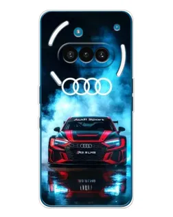 Чехол для Nothing Phone (3a) с картинкой «Audi Sport — неон» Чехол для Nothing Phone (3a) с картинкой «Audi Sport — неон»