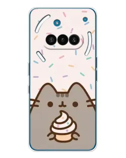 Чехол для Nothing Phone (3a) с картинкой «Пушин с кексом» Чехол для Nothing Phone (3a) с картинкой «Пушин с кексом»