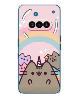 Чехол для Nothing Phone (3a) с картинкой «Единорог Pusheen» Чехол для Nothing Phone (3a) с картинкой «Единорог Pusheen»