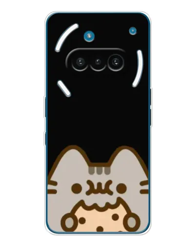 Чехол для Nothing Phone (3a) с картинкой «Пушин на черном»