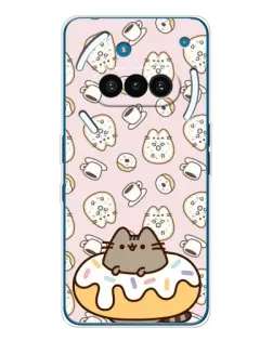 Чехол для Nothing Phone (3a) с картинкой «Пушин на пончике» Чехол для Nothing Phone (3a) с картинкой «Пушин на пончике»