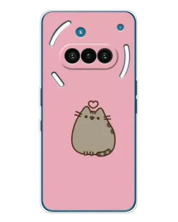 Чехол для Nothing Phone (3a) с картинкой «Pusheen сердце» Чехол для Nothing Phone (3a) с картинкой «Pusheen сердце»