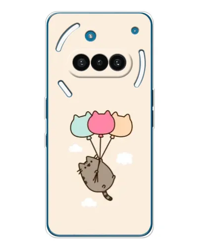 Чехол для Nothing Phone (3a) с картинкой «Пушин на шариках»