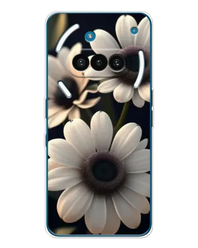 Чехол для Nothing Phone (3a) с картинкой «Белые маргаритки макро» Чехол для Nothing Phone (3a) с картинкой «Белые маргаритки макро»