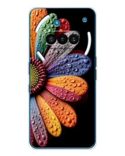 Чехол для Nothing Phone (3a) с картинкой «Радужный цветок» Чехол для Nothing Phone (3a) с картинкой «Радужный цветок»