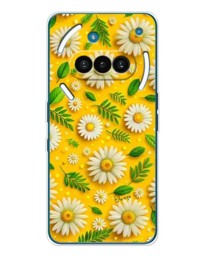Чехол для Nothing Phone (3a) с картинкой «Ромашковое солнце» Чехол для Nothing Phone (3a) с картинкой «Ромашковое солнце»