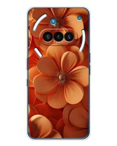 Чехол для Nothing Phone (3a) с картинкой «Оранжевый макро цветок» Чехол для Nothing Phone (3a) с картинкой «Оранжевый макро цветок»