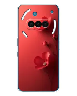 Чехол для Nothing Phone (3a) с картинкой «Маковые соцветия»