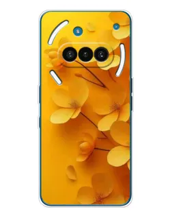 Чехол для Nothing Phone (3a) с картинкой «Золотые лепестки»