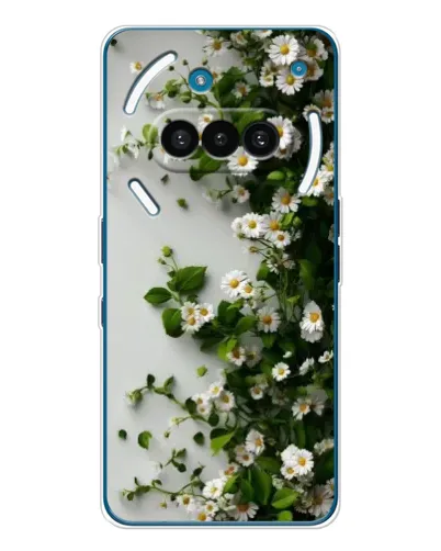 Чехол для Nothing Phone (3a) с картинкой «Ветка мелких белых цветов» Чехол для Nothing Phone (3a) с картинкой «Ветка мелких белых цветов»