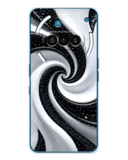 Чохол для Nothing Phone (3a) з картинкою «Чорно-біла спіраль» Чохол для Nothing Phone (3a) з картинкою «Чорно-біла спіраль»