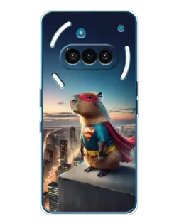Чехол для Nothing Phone (3a) с картинкой «Капи-мен супергерой»