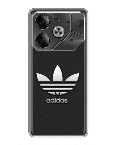 Чехол для Nothing Phone (4a) Pro с картинкой «Adidas Карбоновая текстура» Чехол для Nothing Phone (4a) Pro с картинкой «Adidas Карбоновая текстура»